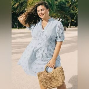 NWT Torrid SIZE 22 Belle Isle baby blue dress